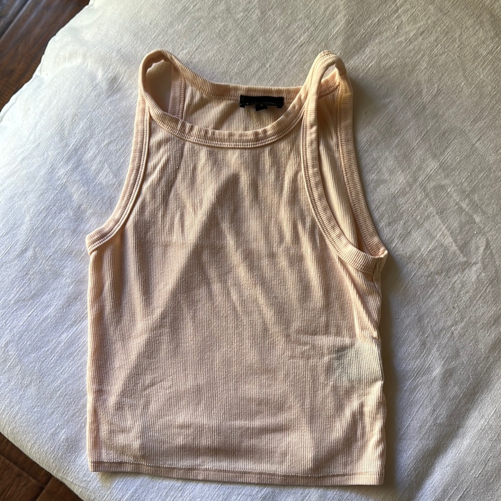 Carbon38 ribbed crop tank